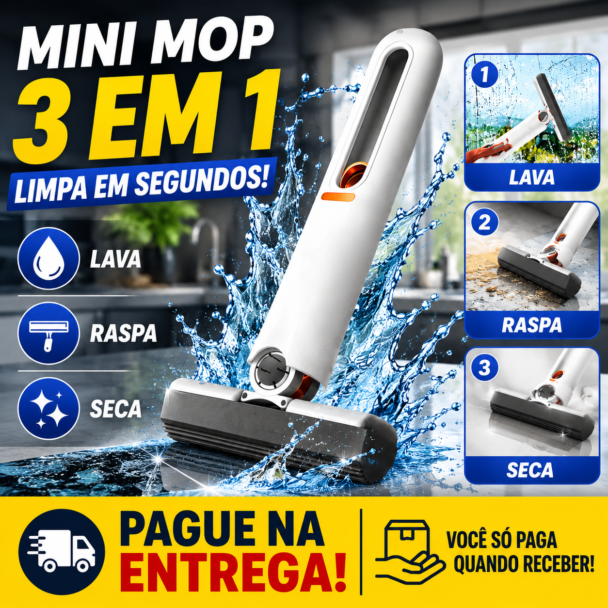 Mini Mop 3 em 1